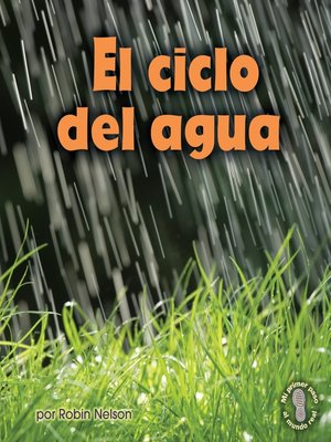 cover image of El ciclo del agua (Earth's Water Cycle)